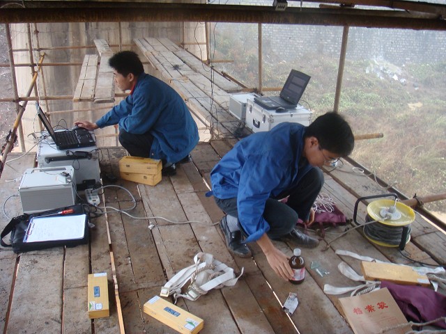 济钢二钢厂铁路桥动力性能检测